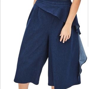 Elvi plus denim culottes